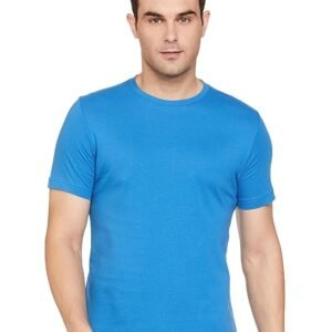 Symbol Men's Solid Cotton T Shirt | Round Neck | Half Sleeve | Plain-Regular Fit