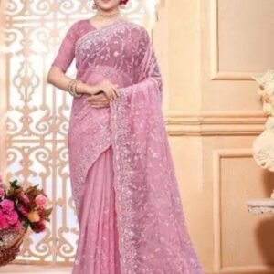 Rose Mauve Ready to Wear Designer Saree
